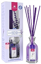 Düfte, Parfümerie und Kosmetik Aroma-Diffusor mit Duftstäbchen Lavendel und Flieder - Cristalinas Reed Diffuser