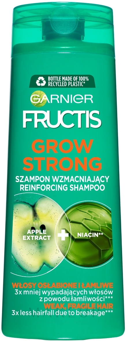 Kräftigendes Shampoo mit Ceramiden und Apfelextrakt - Garnier Fructis — Bild 400 ml