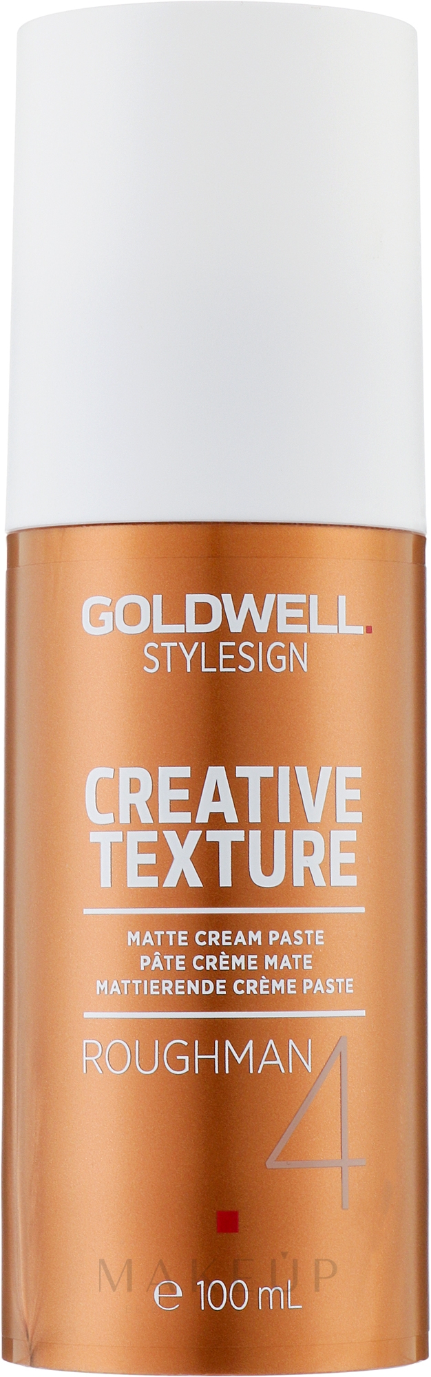 Cremige Haarpaste mit Matt-Effekt - Goldwell Style Sign Creative Texture Roughman Matte Cream Paste — Bild 100 ml