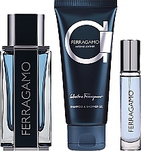 Salvatore Ferragamo Intense Leather Pour Homme  - Duftset (Eau de Parfum 100ml + Eau de Parfum Mini 10ml + Duschgel 100ml)  — Bild N3