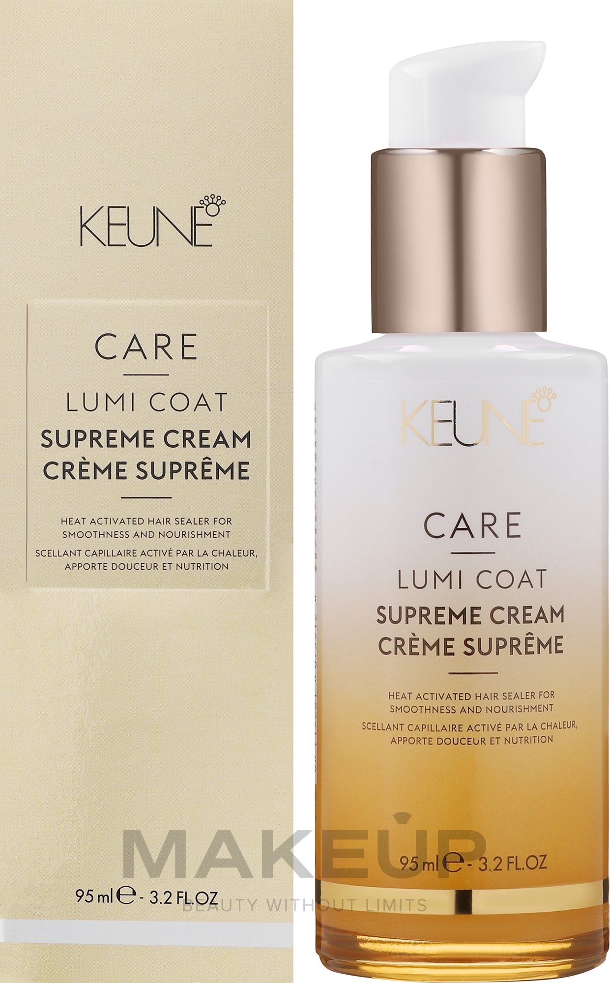 Hitzeschutzcreme - Keune Care Lumi Coat Supreme Cream — Bild 95 ml