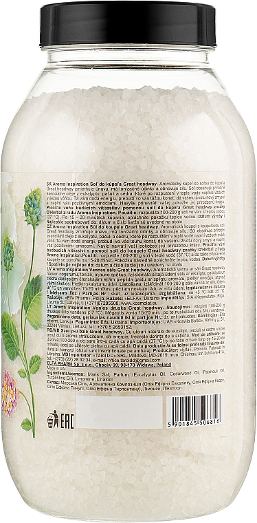 Badesalz Great Headway - O'Herbal Aroma Inspiration Bath Salt — Bild N2