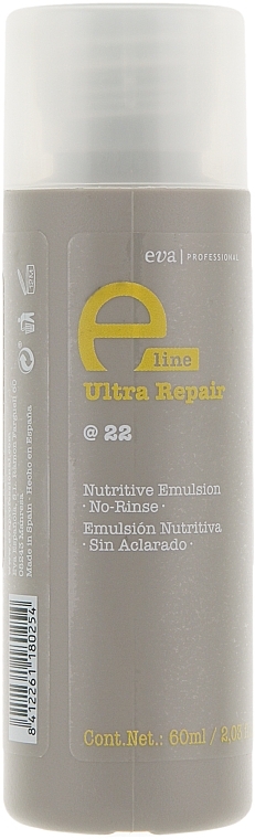 Emulsion mit Aminosäure für geschädigtes Haar - Eva Professional E-Line @22 Nutritive Emulsion — Bild N3