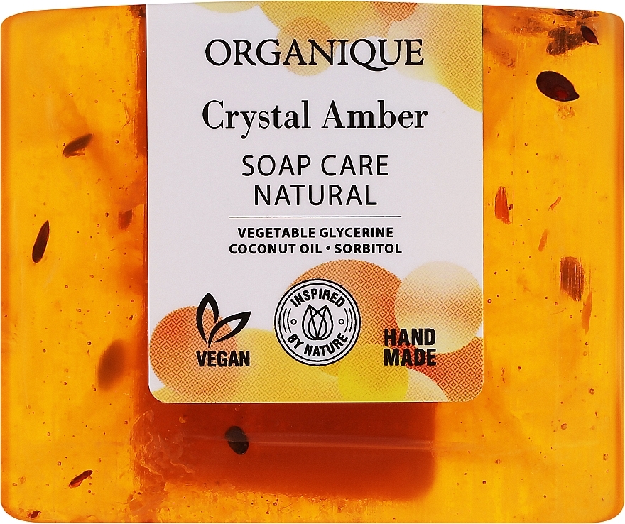 Natürliche pflegende Seife - Organique Soap Care Natural Crystal Amber — Bild N1