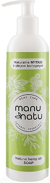 GESCHENK! Flüssigseife - Manu Natu Natural Hemp Oil Soap — Bild N1