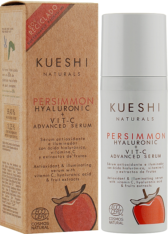 Gesichtsserum mit Hyaluronsäure und Vitamin C - Kueshi Naturals Persimmon Hilauronic + Vit-C Advanced Serum — Bild N2