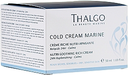 Reichhaltige Nutri-Creme für das Gesicht mit wertvollen Ölen - Thalgo Cold Cream Marine Nutri-Soothing Rich Cream — Bild N2