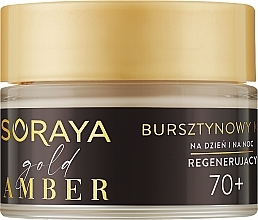 Regenerierende Tages- und Nachtcreme mit Bernstein und Arganöl 70+ - Soraya Gold Amber — Bild N1