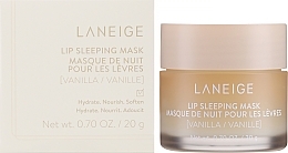 Intensiv regenerierende Lippenmaske für die Nacht mit Vanille - Laneige Sleeping Care Lip Sleeping Mask Vanilla — Bild N2