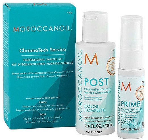 Haarpflegeset - Moroccanoil ChromaTech Kit mini (Haarspray 20ml + Haarmaske 70ml) — Bild N1