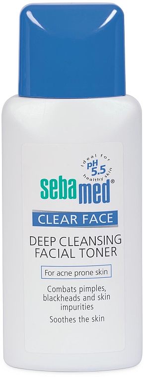 Tiefenreinigender Gesichtstoner für zu Akne neigende Haut - Sebamed Clear Face Deep Cleansing Toner — Bild N1