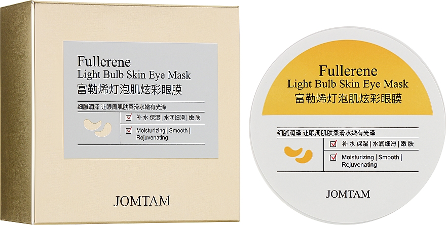 Hydrogel-Kollagenpatches für dunkle Ringe unter den Augen - Jomtam Fullerene Light Bulb Muscle Eye Mask — Bild N2