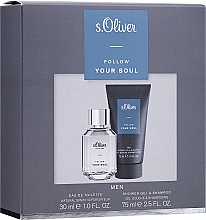 Düfte, Parfümerie und Kosmetik S.Oliver Follow Your Soul Men - Duftset (Eau de Toilette 30ml + Duschgel 75ml)