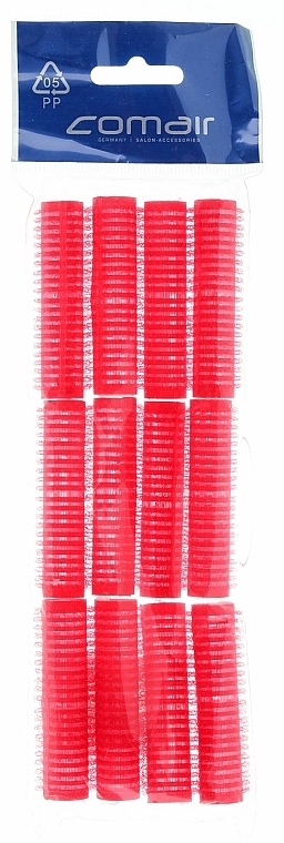 Klettwickler Velcro plus 12 St. 13 mm rot - Comair — Bild N1