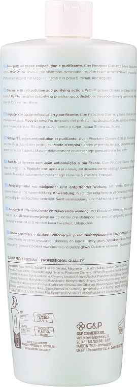 Entgiftendes und feuchtigkeitsspendendes Shampoo - Sensus Illumyna Scalp Detox Hydra Cleanser — Bild N4