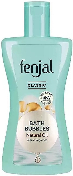 Schäumende Badecreme mit Mandelöl, Sheabutter und Vitamin-Komplex  - Fenjal Classic Bath Bubbles Natural Oil	 — Bild N1