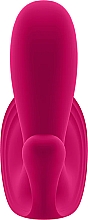Vibrator mit Analstimulator rosa - Satisfyer Top Secret+ Wearable Vibrator With Anal Stimulator Pink — Bild N2