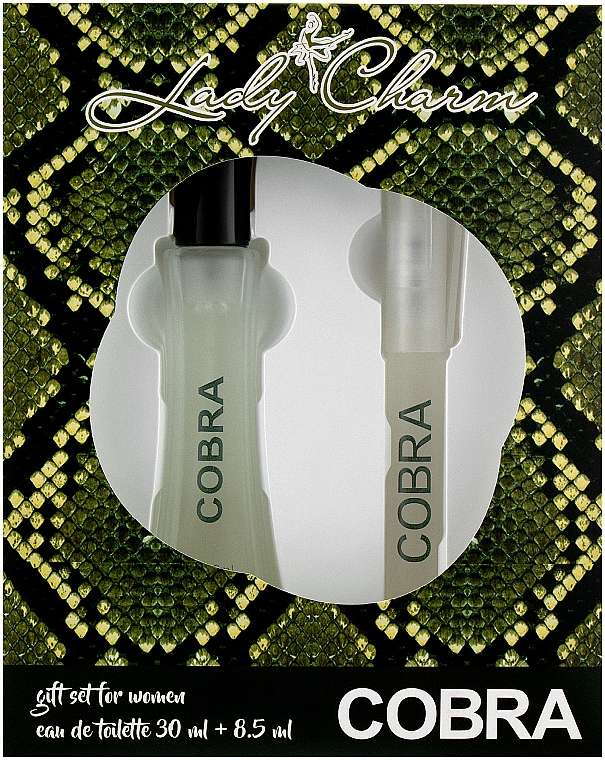 Aroma Parfume Lady Charm Cobra - Duftset (Eau de Toilette 30ml + Eau de Toilette Mini 8,5ml)  — Bild N1