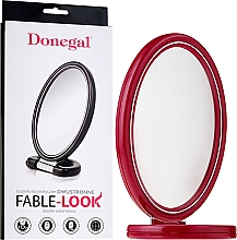 Doppelseitiger Kosmetikspiegel 9503 rot - Donegal Mirror — Bild N2