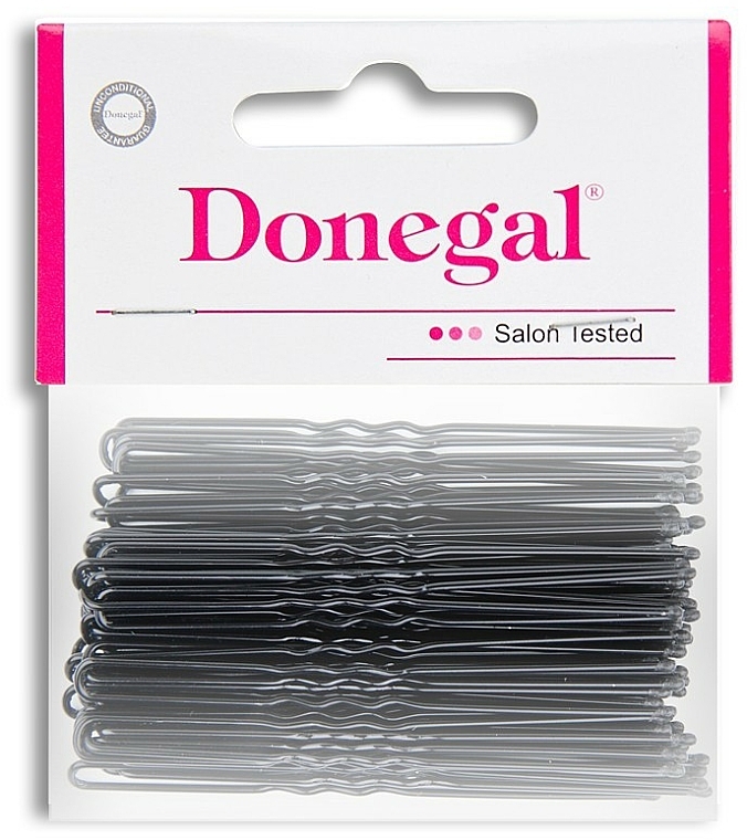 Haarnadeln 7 cm schwarz 50 St. - Donegal Hair Grips 