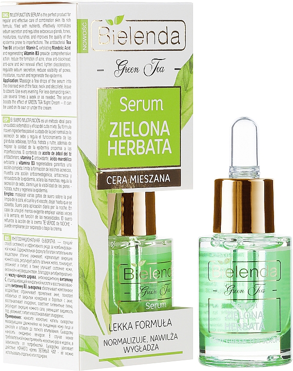 Universelles Gesichtsserum mit grünem Tee - Bielenda Green Tea Face Serum — Bild N1