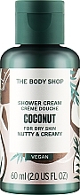 Düfte, Parfümerie und Kosmetik Duschcreme mit Kokosöl - The Body Shop Coconut Vegan Shower Cream (Mini) 