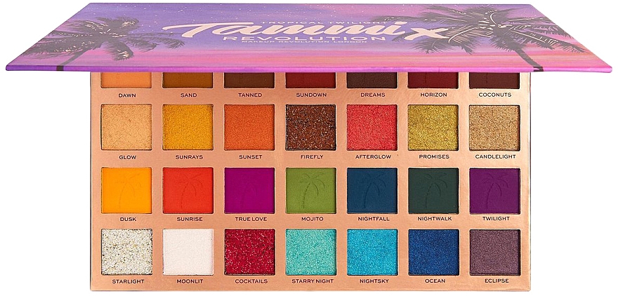 Lidschattenpalette - Makeup Revolution x Tammi Tropical Twilight Shadow Palette — Bild N2