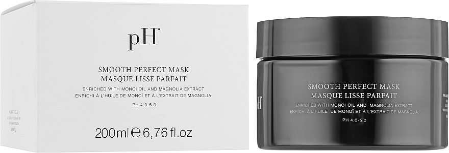 Haarmaske mit Monoi-Öl und Magnolienextrakt - Ph Laboratories Smooth Perfect Mask — Bild N1