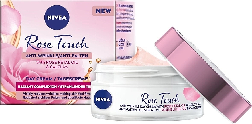 Anti-Aging-Tagescreme für das Gesicht - Nivea Rose Touch Day Cream — Bild N1