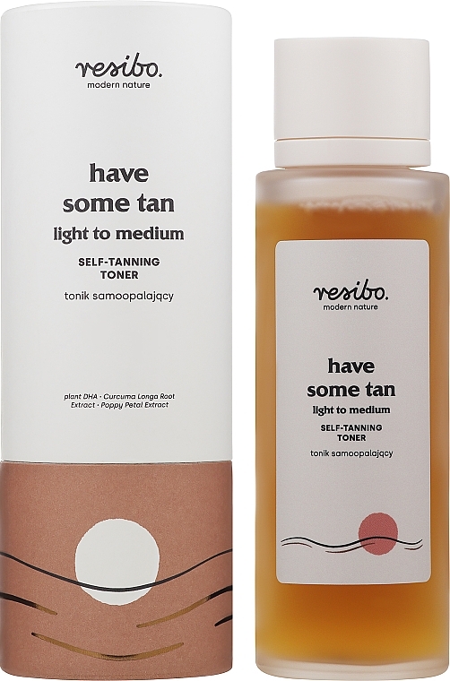 Natürlicher selbstbräunender Toner für das Gesicht - Resibo Have Some Tan! Natural Self-Tanning Toner — Bild N2