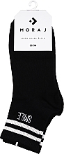 Damensocken mit Stickerei schwarz - Moraj Smile  — Bild N1