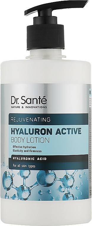 Körperlotion mit Hyaluronsäure - Dr. Sante Hyaluron Active Rejuvenating Body Lotion — Bild N1