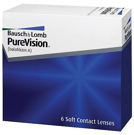 Kontaktlinsen Krümmungsradius 8.3 mm 6 St. - Bausch & Lomb PureVision — Bild N1