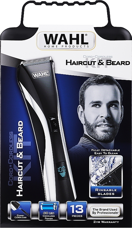 Haarschneider - Wahl 9697-101 Hybrid Clipper Hair & Beard Cutting Kit — Bild N1
