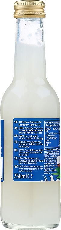 100 % Reines Kokosnussöl - KTC 100% Pure Coconut Oil — Foto N2