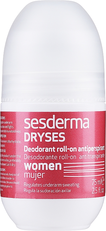 Deo Roll-on Antitranspirant für Frauen - SesDerma Laboratories Dryses Deodorant for Women — Bild N1