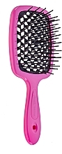 Düfte, Parfümerie und Kosmetik Haarbürste 72SP226 mit schwarzen Zähnen rosa - Janeke SuperBrush Vented Brush Pink