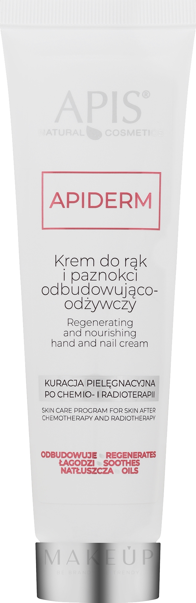Hand- und Nagelcreme - APIS Professional Apiderm Hand And Nail Cream Restoring And Nourishing — Bild 100 ml