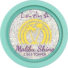Augen- und Gesichts-Make-up-Topper  - Lovely Malibu Shine 2in1 Topper  — Bild N1