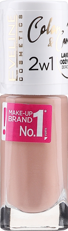 Nagellack - Eveline Cosmetics Color & Care 2In1 Nail Polish — Bild N1