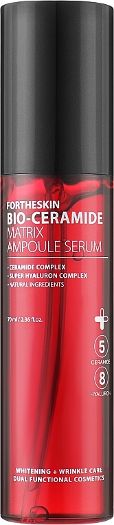 Gesichtsserum mit Ceramiden - Fortheskin Bio Ceramide Matrix Ampoule Serum — Bild N1