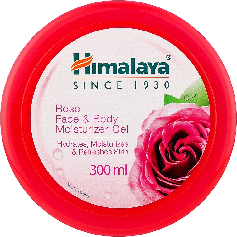 Feuchtigkeitsspendendes Gesichts- und Körpergel Rose - Himalaya Rose Face & Body Moisturizer Gel  — Bild N1