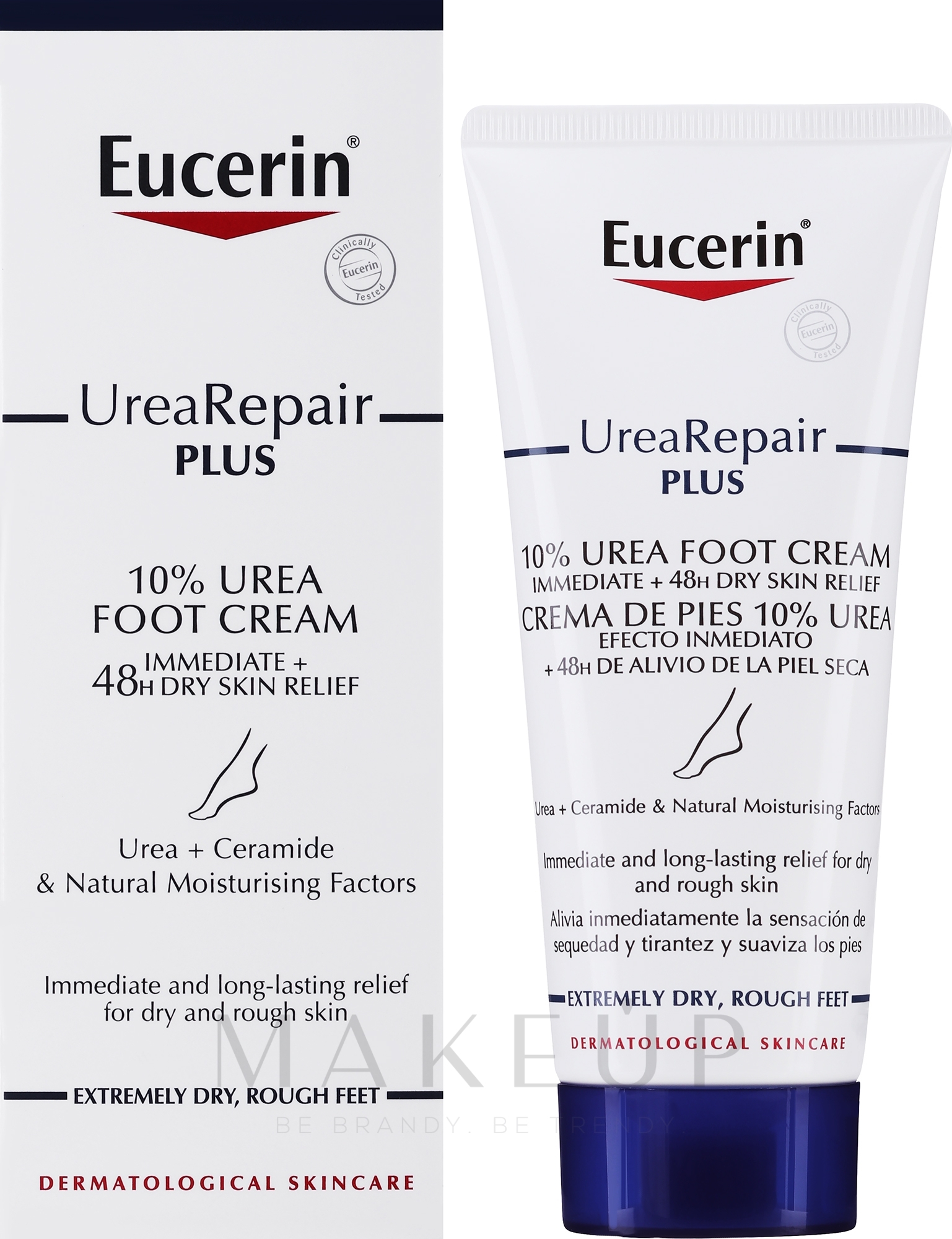 Intensive Fußcreme mit Eukalyptus-Extrakt - Eucerin Urea Repair Plus Foot Cream 10% Urea — Bild 100 ml