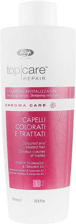Revitalisierendes Shampoo - Lisap Top Care Repair Chroma Care Revitalising Shampoo — Bild N3