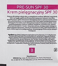 Hautpflegecreme nach invasiven Behaandlungen - Charmine Rose Pre-Sun SPF 30 (Probe) — Bild N2