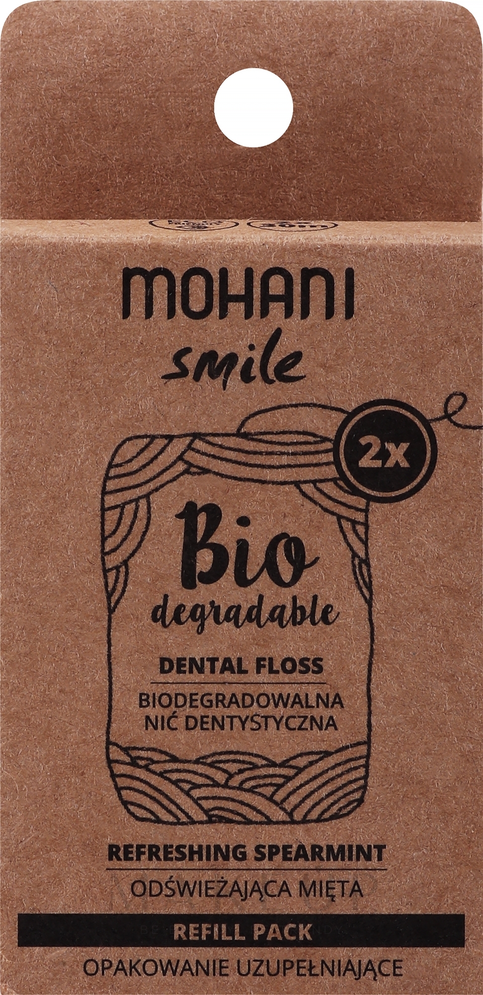 Zahnseide mit Minze biologisch abbaubar - Mohani Smile Dental Floss — Bild 2 St.