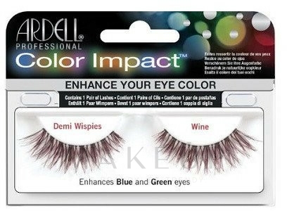 Künstliche Wimpern - Ardell Color Impact Lash Demi Wispies — Bild Wine