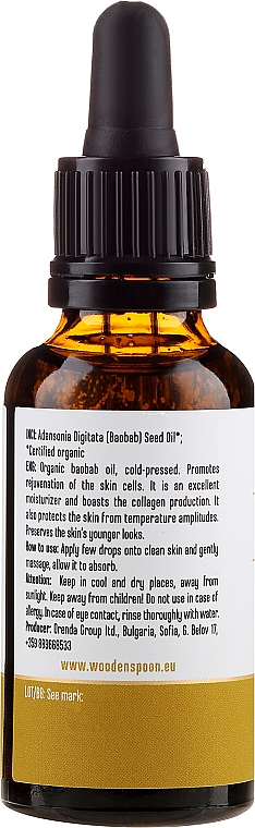 Kaltgepresstes Baobaböl - Wooden Spoon Baobab Oil — Bild N2