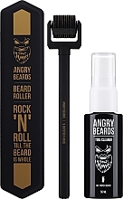 Bartpflegeset - Angry Beards Beard Roller & Tool Cleaner (Mezoroller 1 St. + Reinigungsspray für den Mezoroller 50ml) — Bild N2
