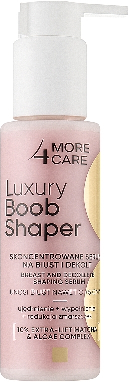 Konzentriertes Brust- und Dekolleté-Serum - More4Care Luxury Boob Shaper Breast And Decollete Shaping Serum — Bild N1